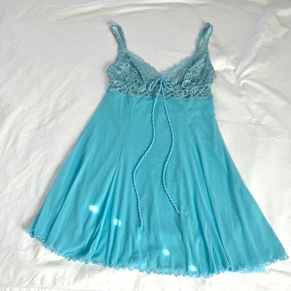 COSABELLA mesh and lace babydoll with adjustable straps, size Large - Picture 6 of 14